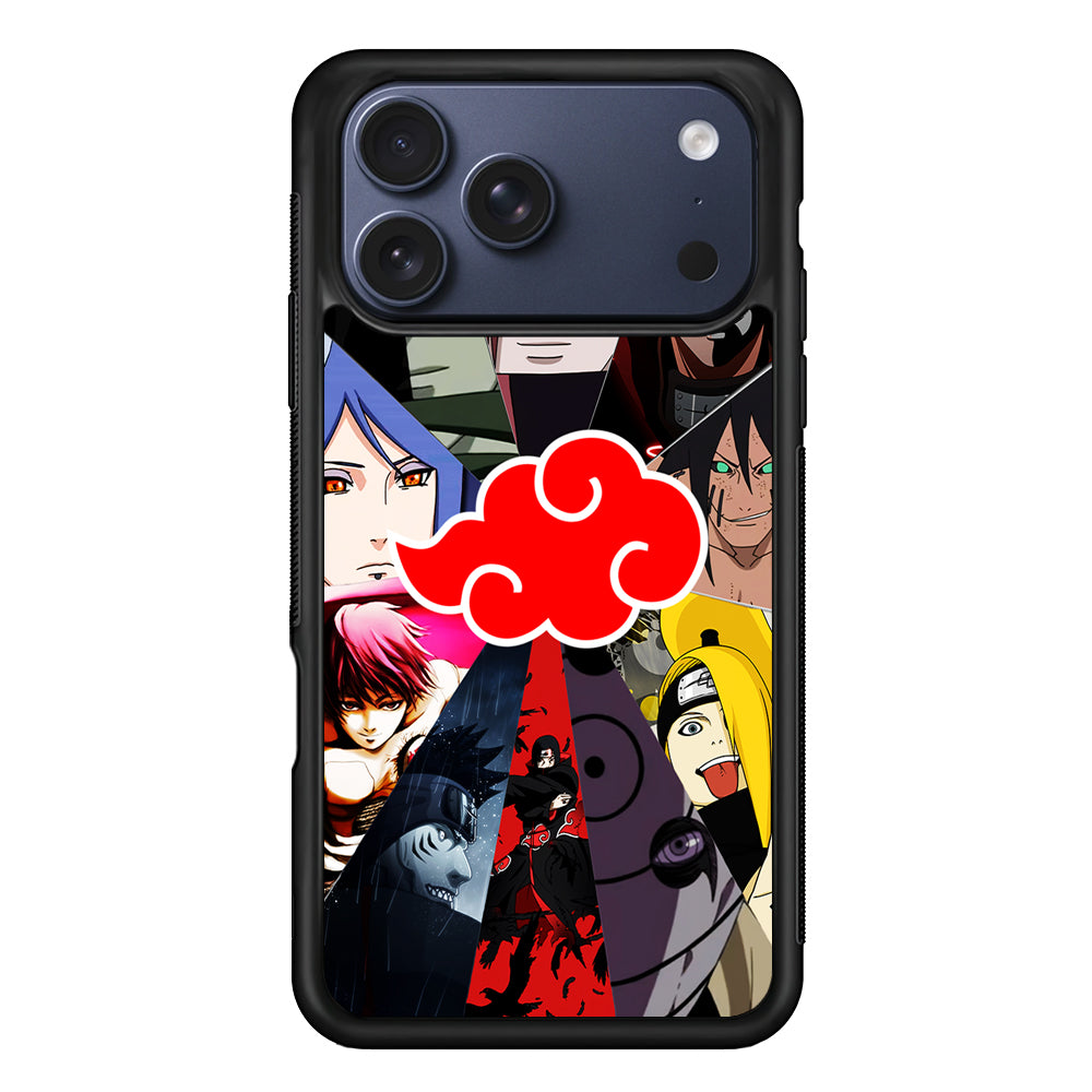 Naruto Akatsuki Clan Member iPhone 17 Pro Max Case - Xtracase