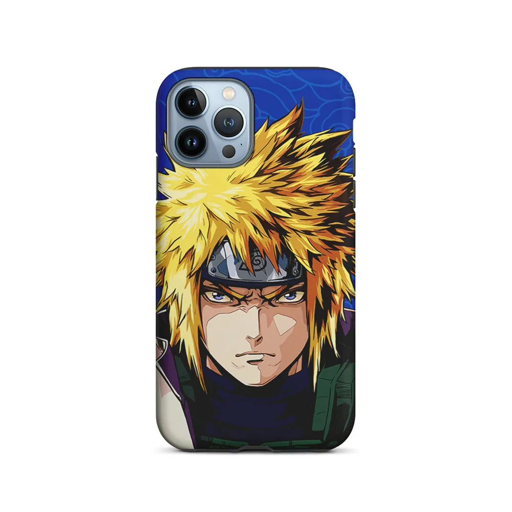Naruto Minato Namikaze Angry iPhone 13 Pro Max Case-2 in 1 Tough Case-Xtracase