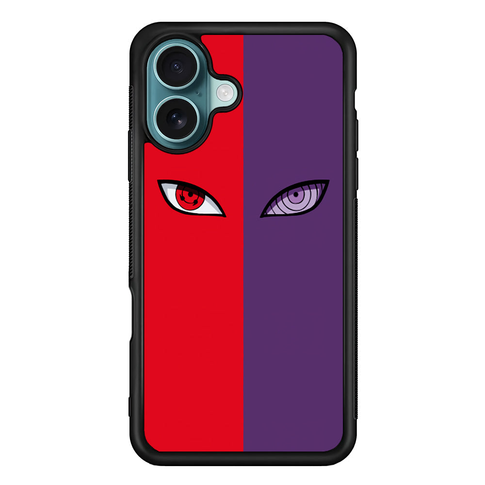 Naruto Sharingan and Rinnegan iPhone 16 Plus Case - Xtracase