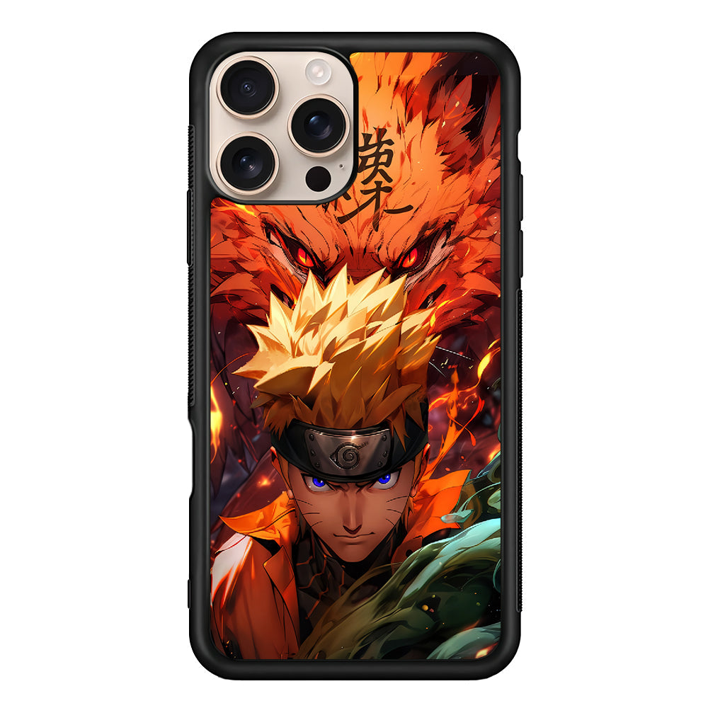 Naruto Uzumaki Rage of the Nine Tails iPhone 16 Pro Max Case - iPhone 16 Pro Max