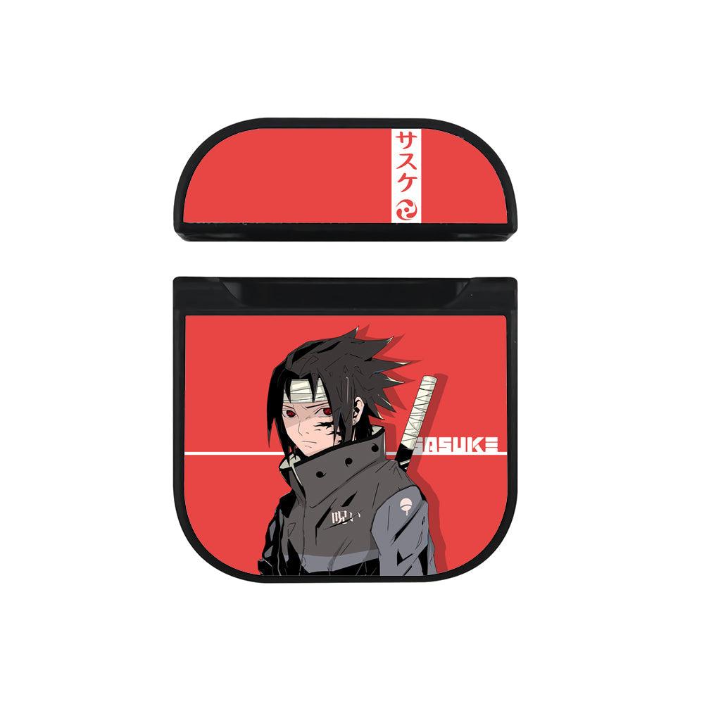 Naruto on Sasuke The Enlightener of Uchiha Apple Airpods Case-Xtracase