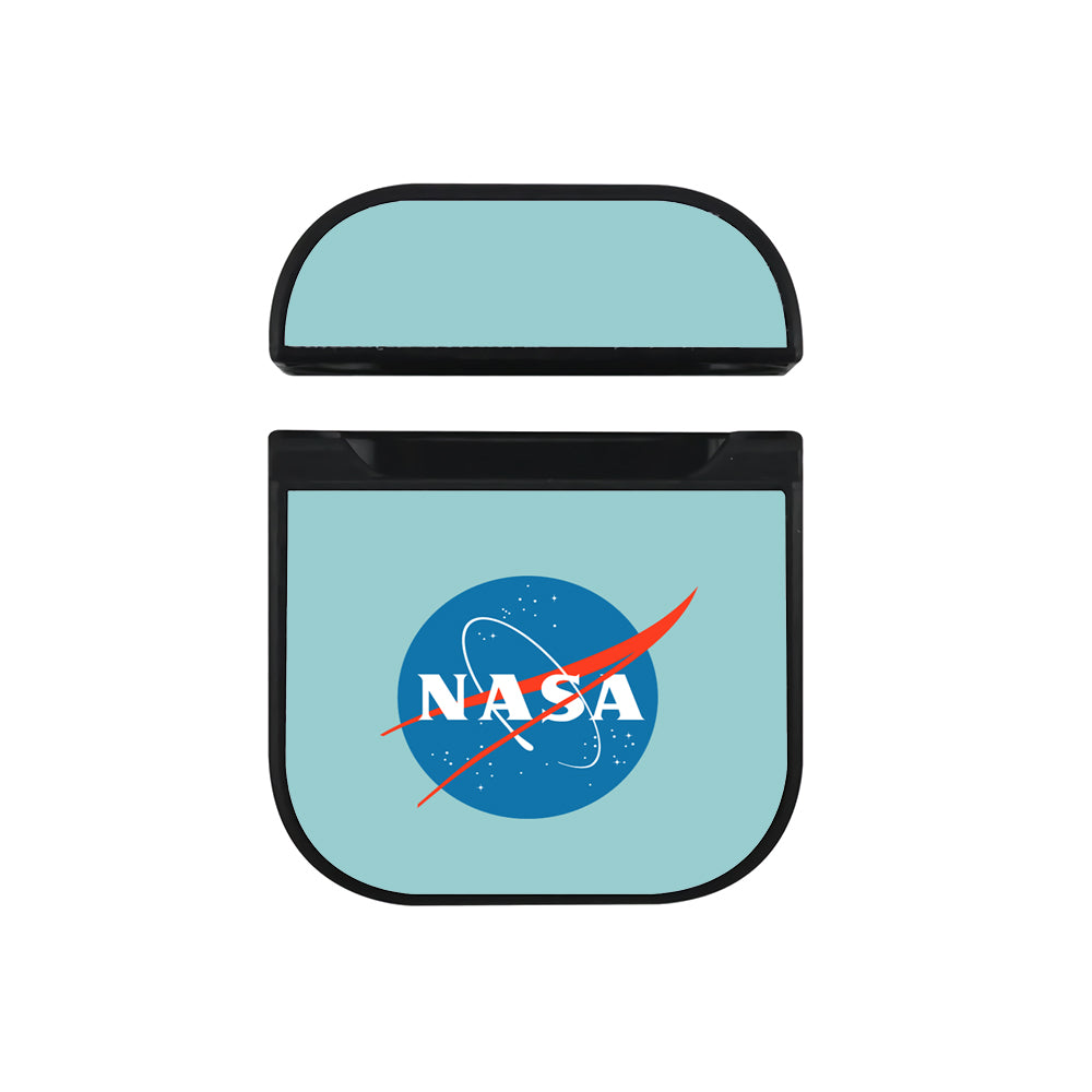 Nasa Light Blue Color Apple AirPods Case - Xtracase