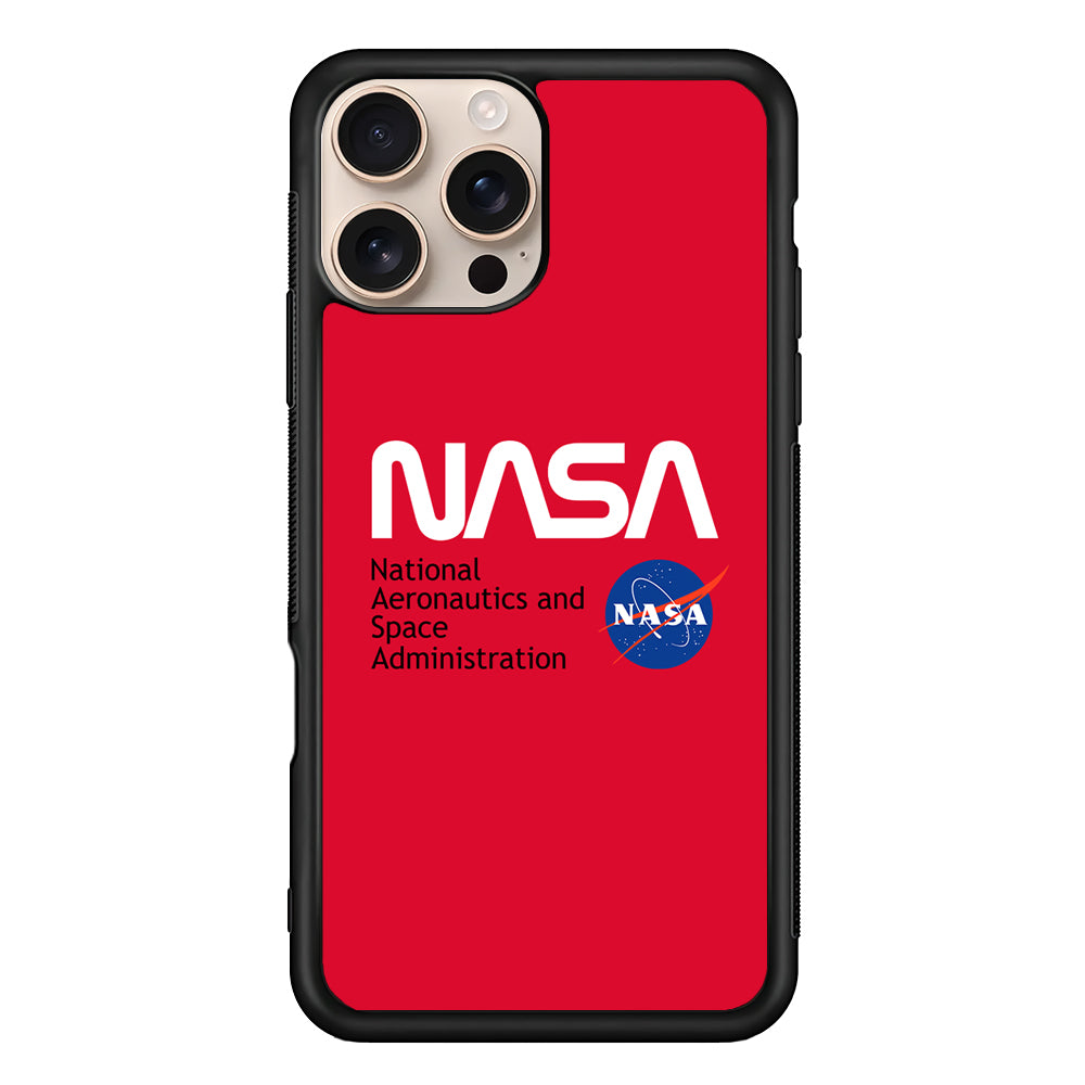 Nasa Red Authentic iPhone 16 Pro Case - Xtracase