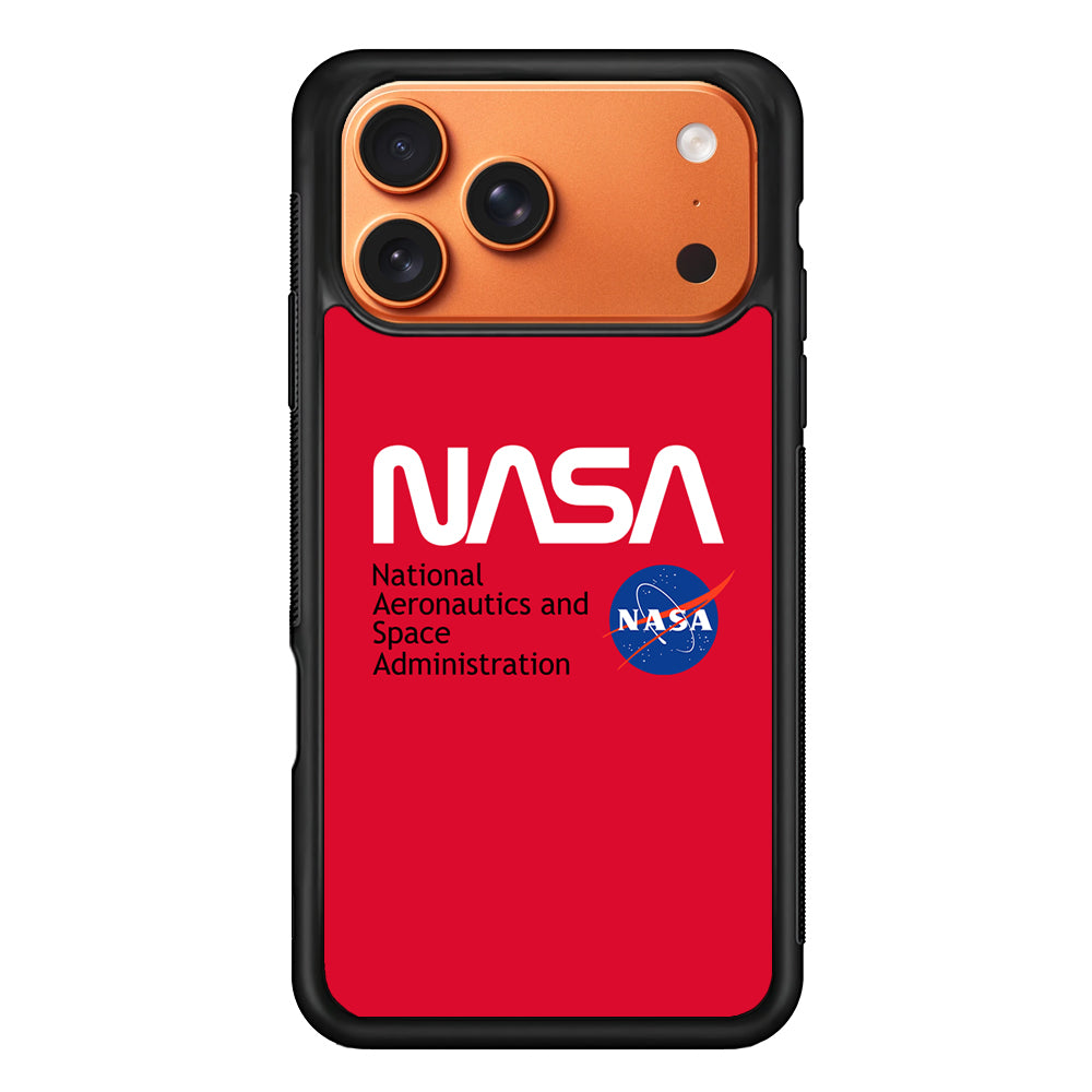 Nasa Red Authentic iPhone 17 Pro Max Case