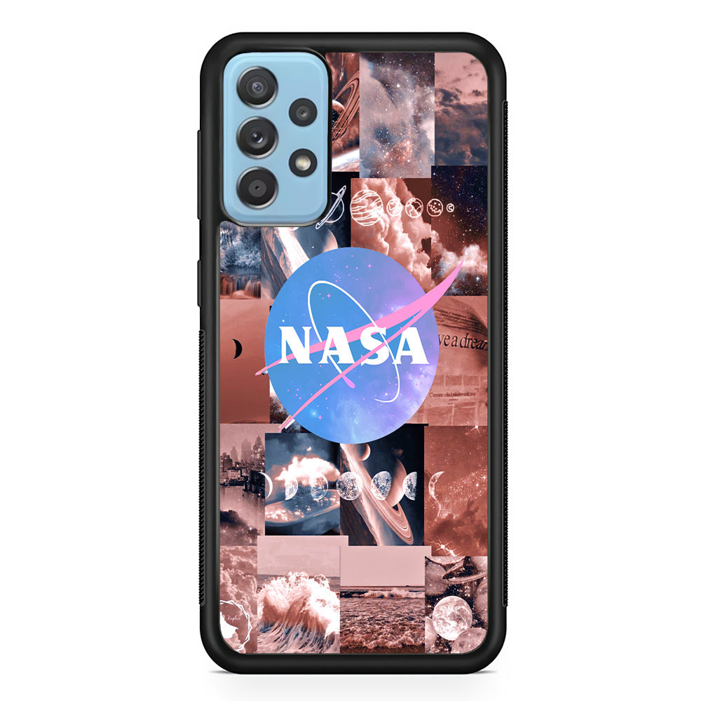 Nasa Universe Post Samsung Galaxy A72 Case-Xtracase