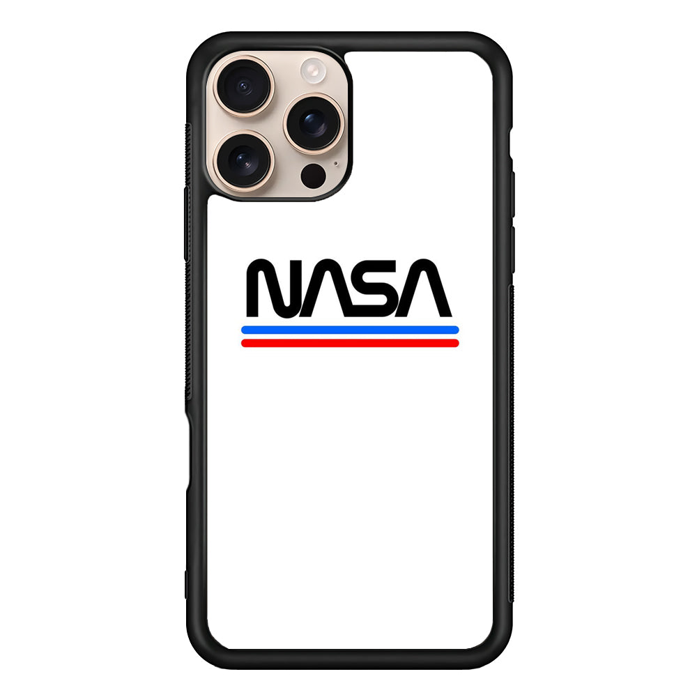 Nasa White Stripe iPhone 16 Pro Case - Xtracase