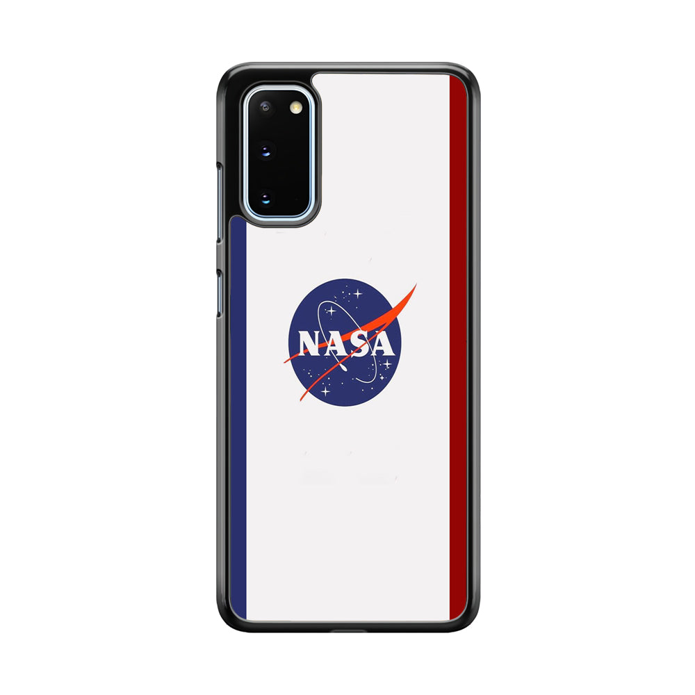 Nasa Stripe Blue Red Emblem Samsung Galaxy S20 Case-Xtracase