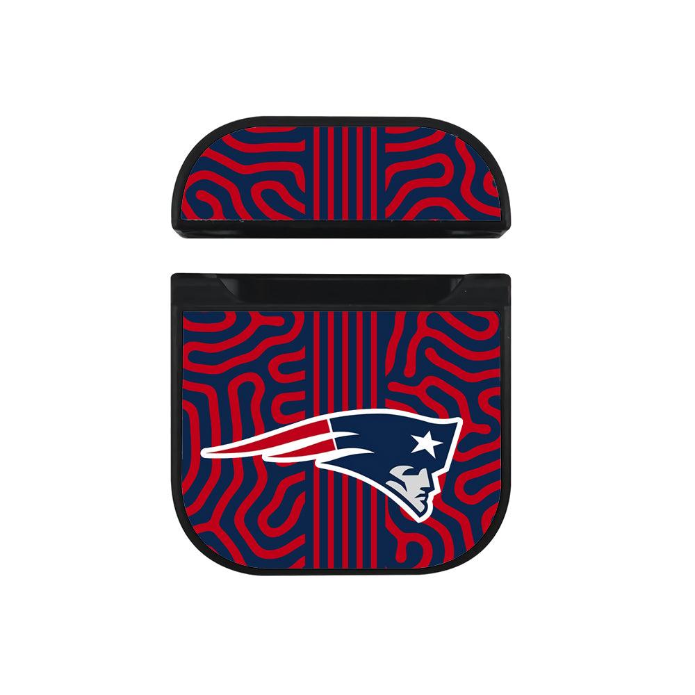New England Patriots Line on Maze Apple Airpods Case-Xtracase
