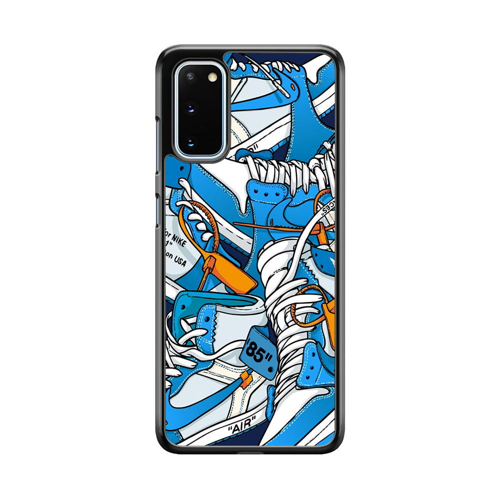Nike Air Blue Samsung Galaxy S20 Case-Xtracase