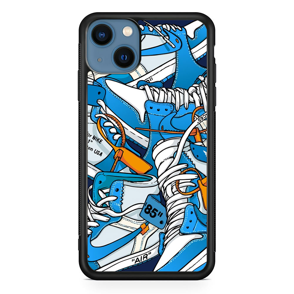 Nike Air Blue iPhone 13 Case-Xtracase