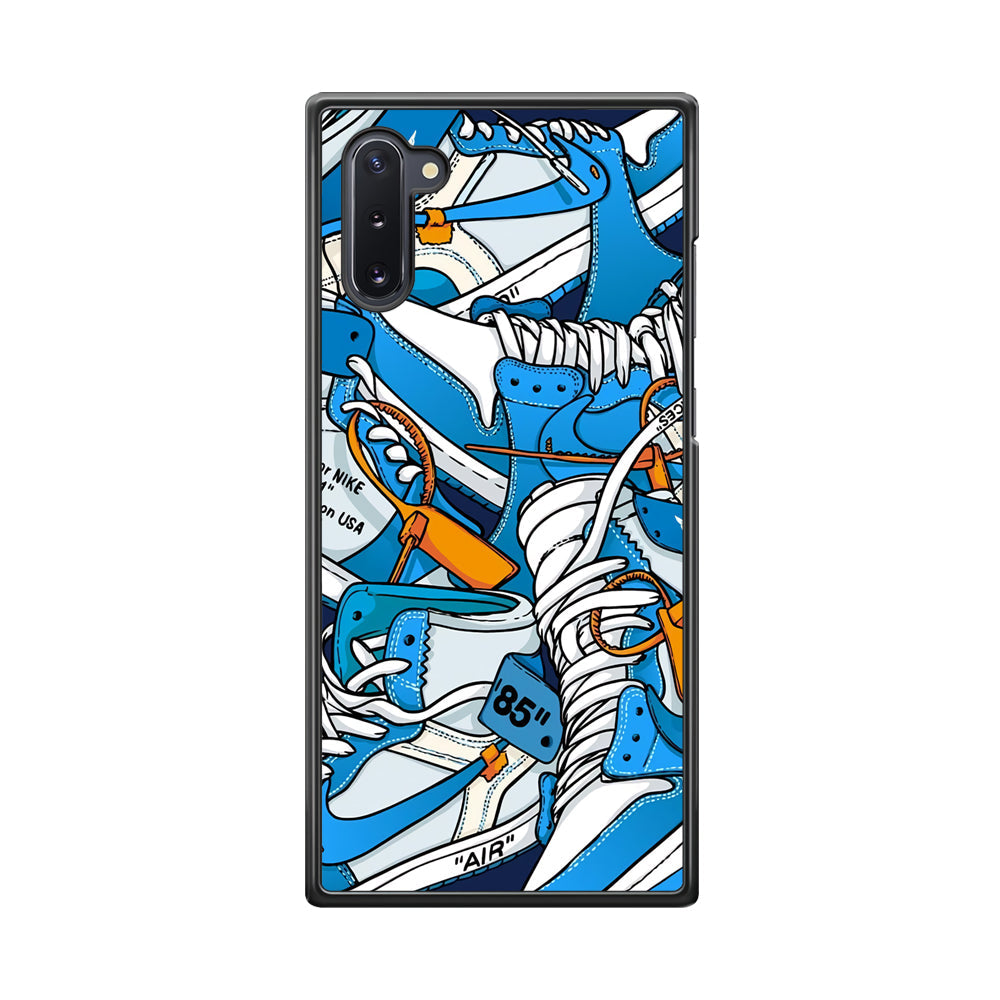 Nike Air Blue Samsung Galaxy Note 10 Case-Xtracase