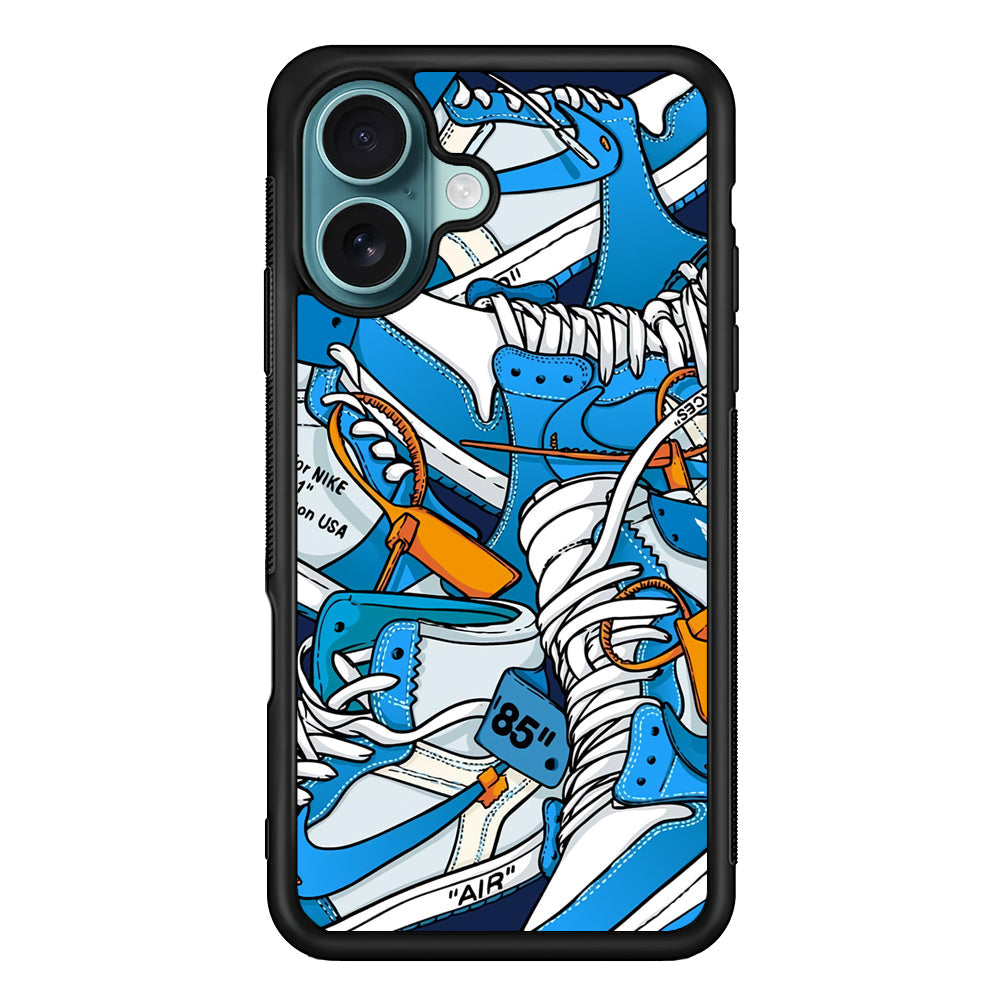 Nike Air Blue iPhone 16 Plus Case - Xtracase