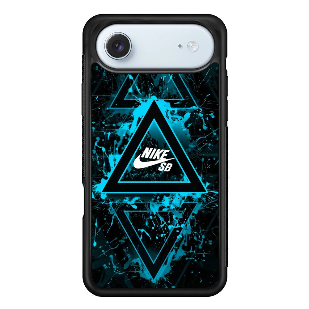 Nike Blue Paint Triangle iPhone 17 Air Case - Xtracase