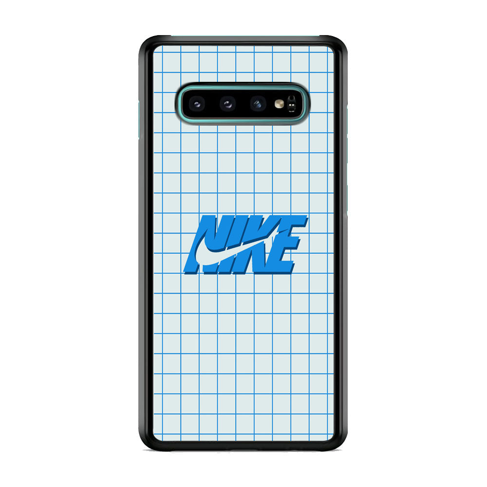 Nike Blue Square Spot Samsung Galaxy S10 Case-Xtracase