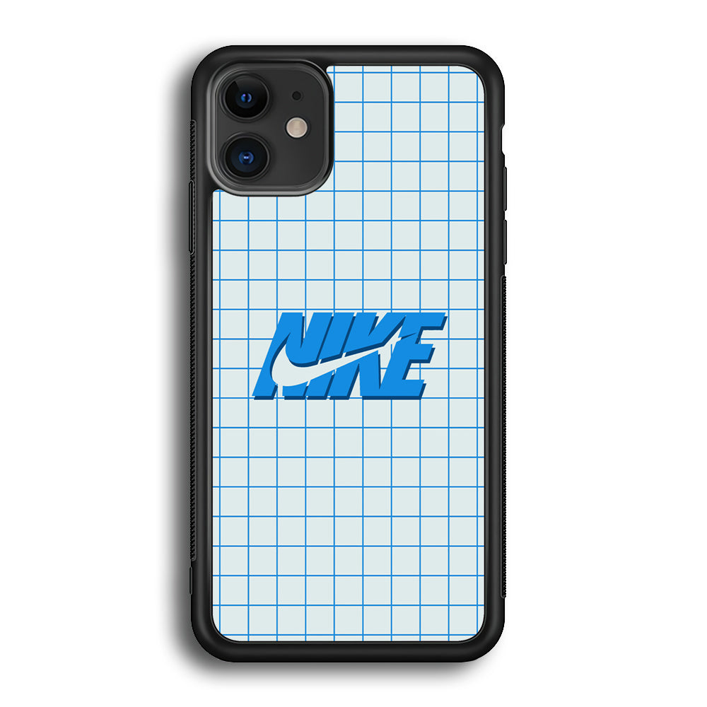 Nike Blue Square Spot iPhone 12 Case-Xtracase
