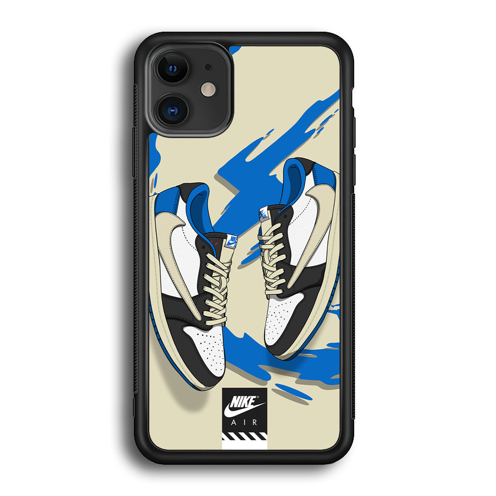 Nike Blue Whirlwind iPhone 12 Case-Xtracase