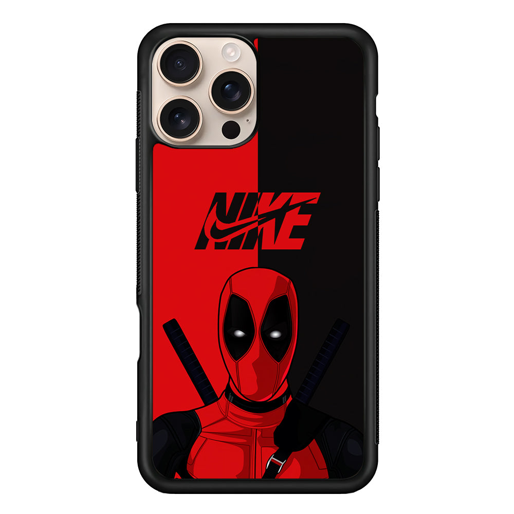 Nike Deadpool Red Grey iPhone 16 Pro Max Case - Xtracase