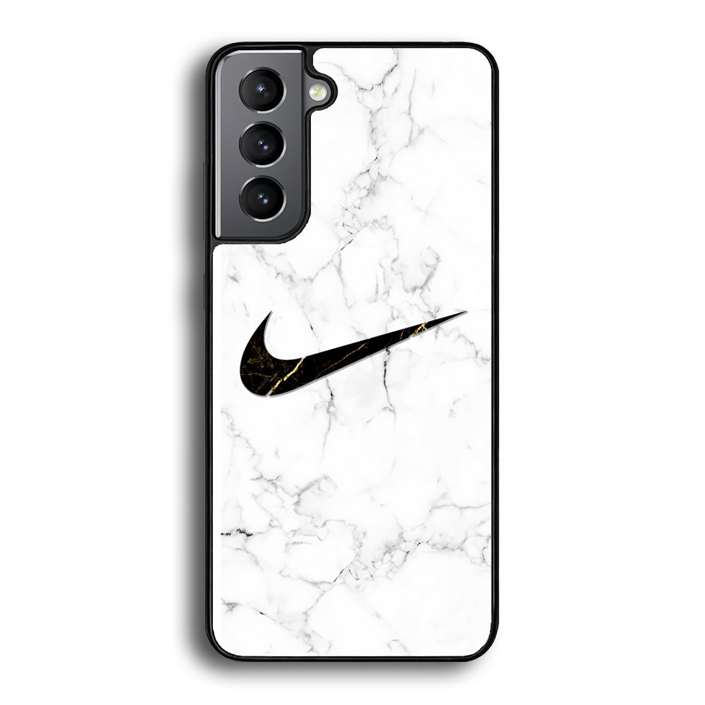 Nike Gold Line in Marble Samsung Galaxy S21 Plus Case-Xtracase