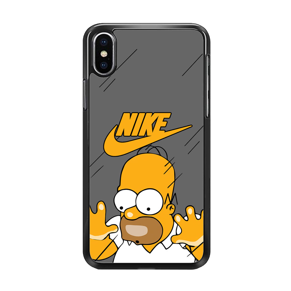 Nike Homer Simpson Character iPhone XS MAX Case-Xtracase