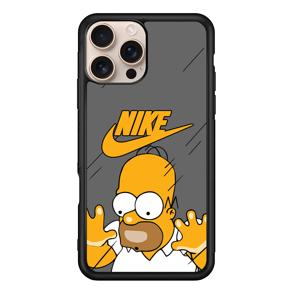 Nike Homer Simpson Character iPhone 16 Pro Case - Xtracase