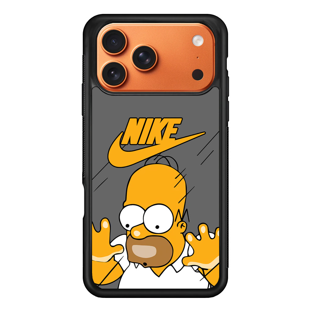 Nike Homer Simpson Character iPhone 17 Pro Max Case