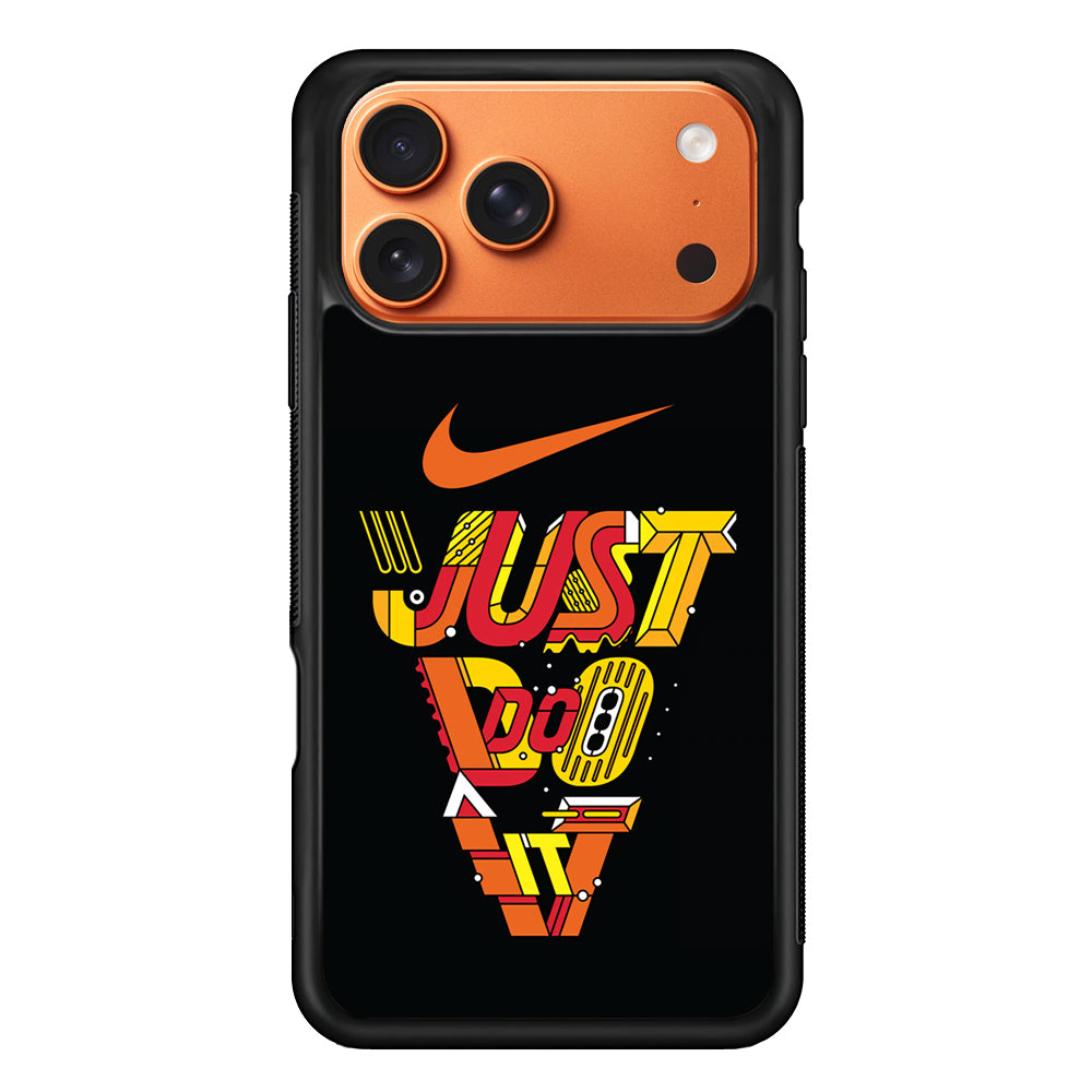 Nike Just Do It Sport Pattern iPhone 17 Pro Max Case