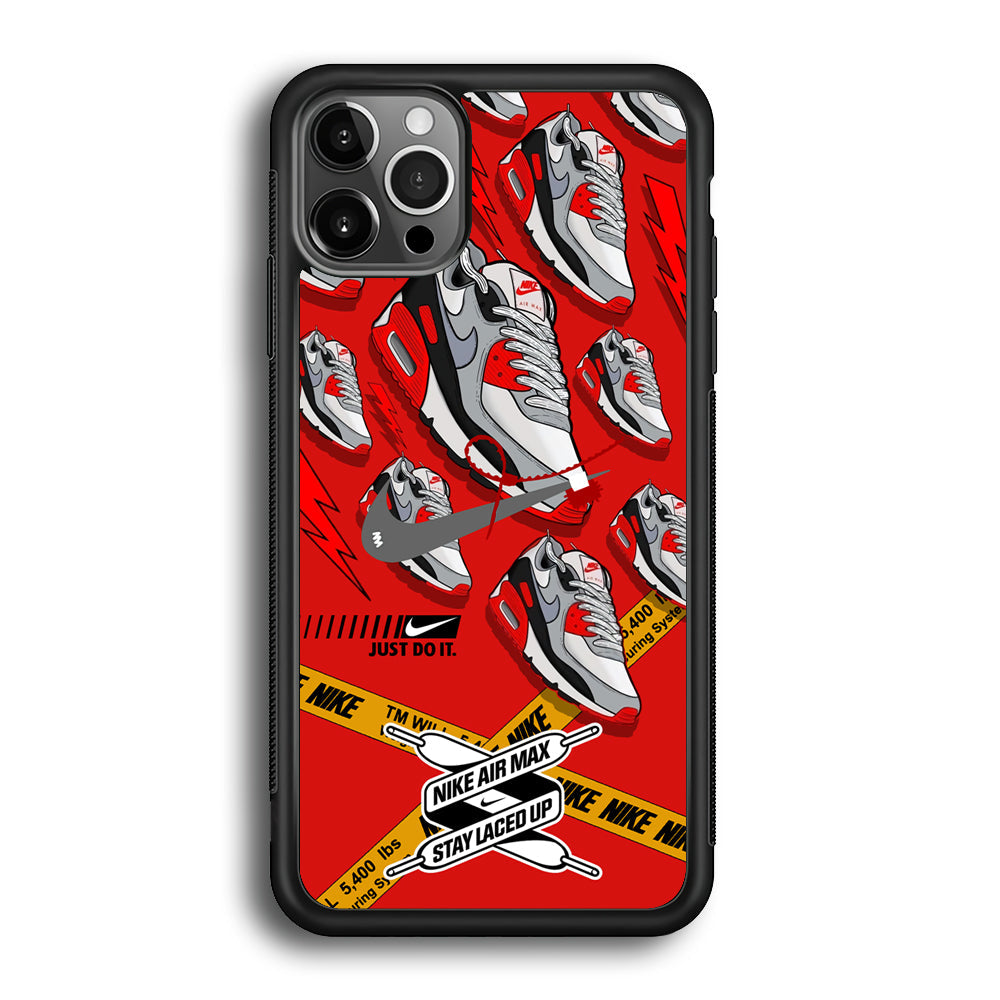 Nike Laced Up The Shoes iPhone 12 Pro Case-Xtracase