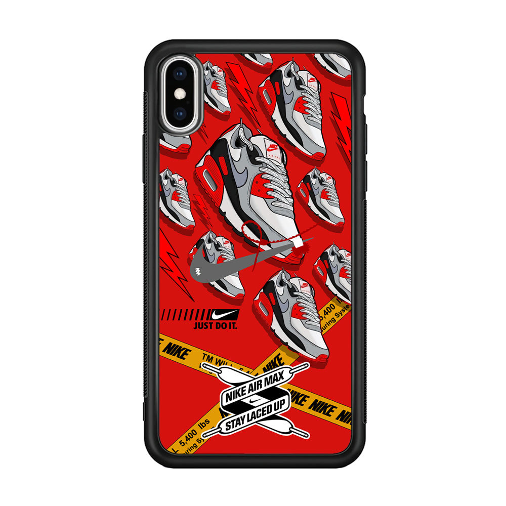 Nike Laced Up The Shoes iPhone Xs Case-Xtracase
