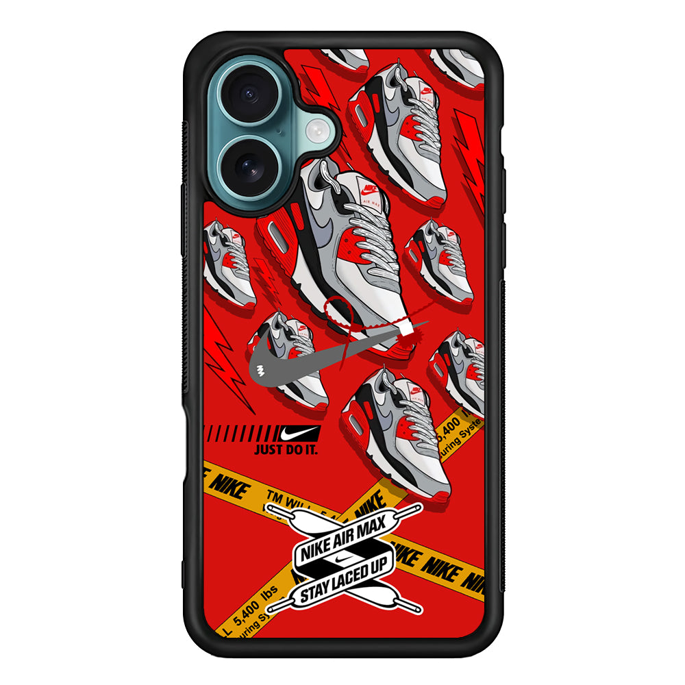 Nike Laced Up The Shoes iPhone 16 Case - Xtracase