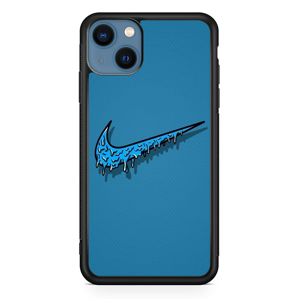 Nike Logo Paint Drop iPhone 14 Plus Case-Xtracase