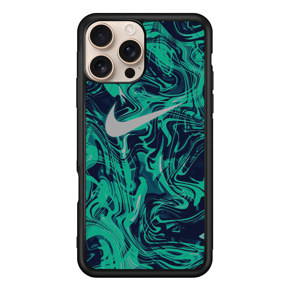 Nike Logo Tosca Marble iPhone 16 Pro Max Case - Xtracase