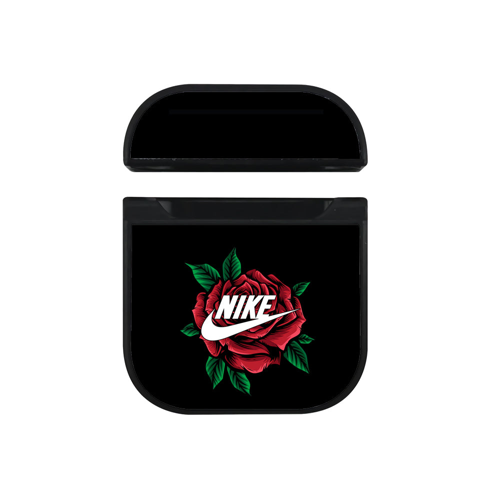 Nike Logo on Rose Apple AirPods Case - Xtracase