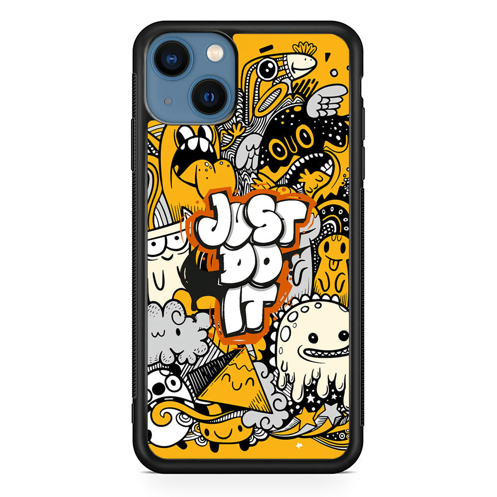 Nike Make Smile with Doodle iPhone 14 Case-Xtracase