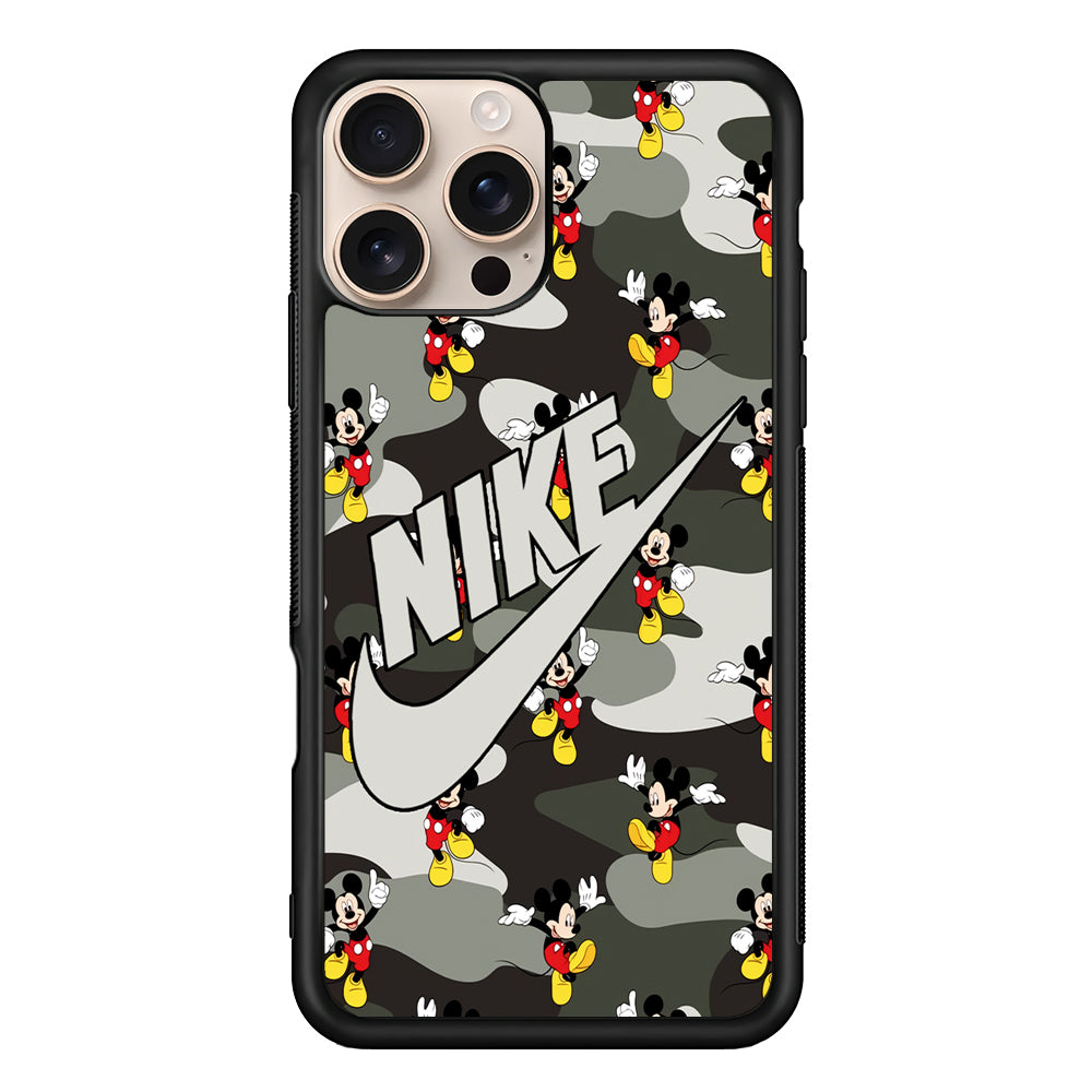 Nike Mickey Camo iPhone 16 Pro Case - Xtracase
