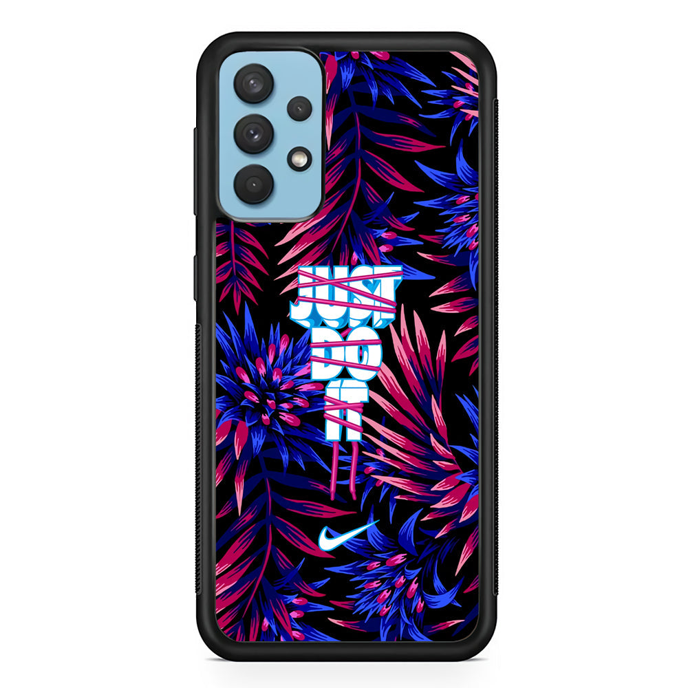 Nike Neon Glow Watchword Samsung Galaxy A32 Case-Xtracase