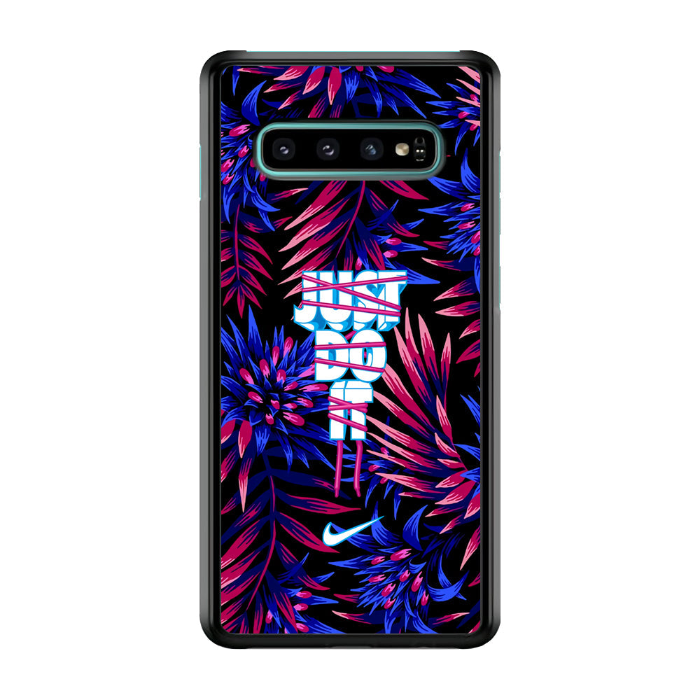 Nike Neon Glow Watchword Samsung Galaxy S10 Case-Xtracase