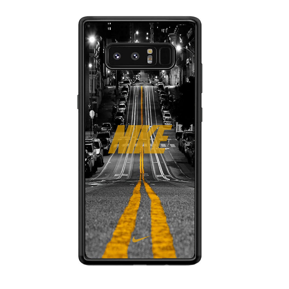 Nike Night Yellow Flames Samsung Galaxy Note 8 Case-Xtracase
