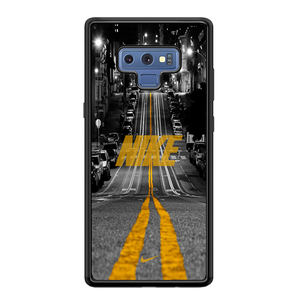 Nike Night Yellow Flames Samsung Galaxy Note 9 Case-Xtracase