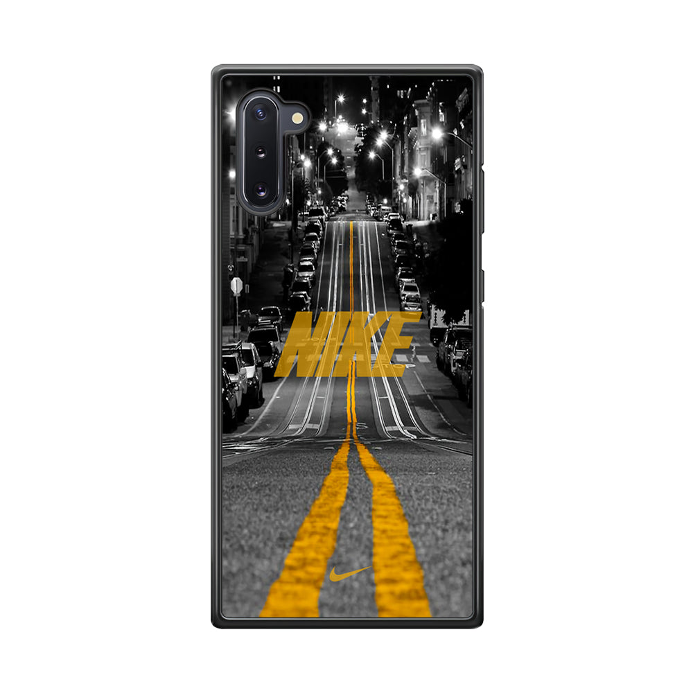 Nike Night Yellow Flames Samsung Galaxy Note 10 Case-Xtracase