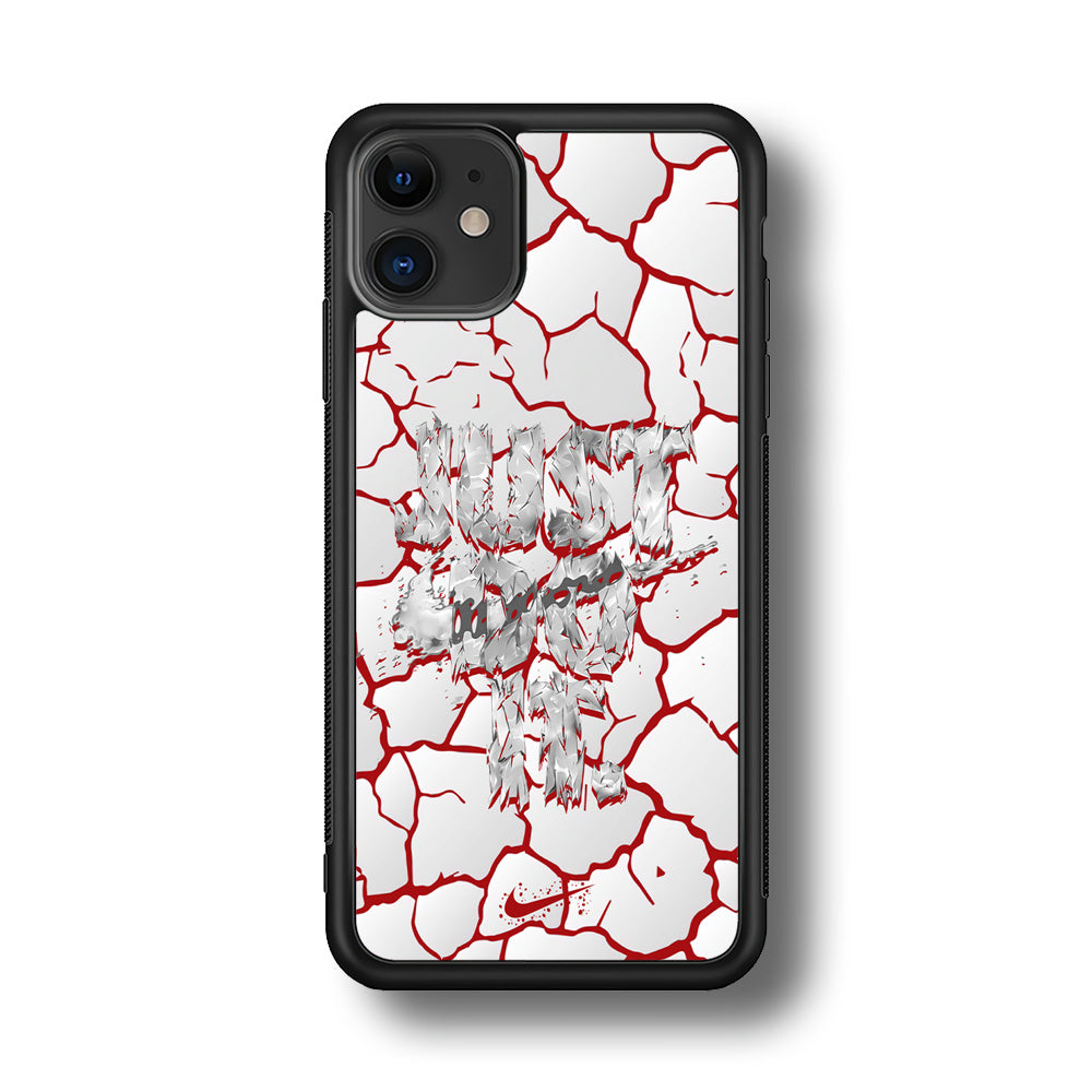 Nike On The Red Crack iPhone 11 Case-Xtracase