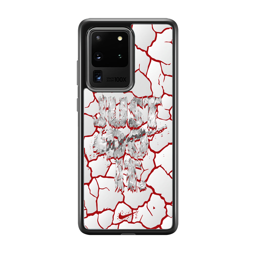 Nike On The Red Crack Samsung Galaxy S20 Ultra Case-Xtracase
