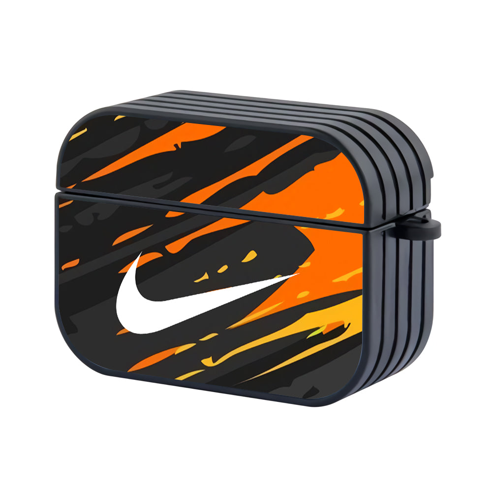 Nike Orange Dominant Abstract Apple Airpods Pro 3 Case - Xtracase
