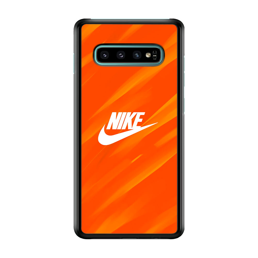 Nike Orange Vibes Samsung Galaxy S10 Plus Case-Xtracase