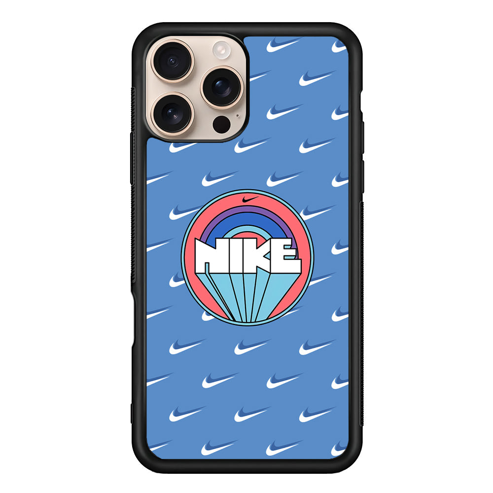 Nike Patern and Rounded Shape iPhone 16 Pro Max Case - Xtracase