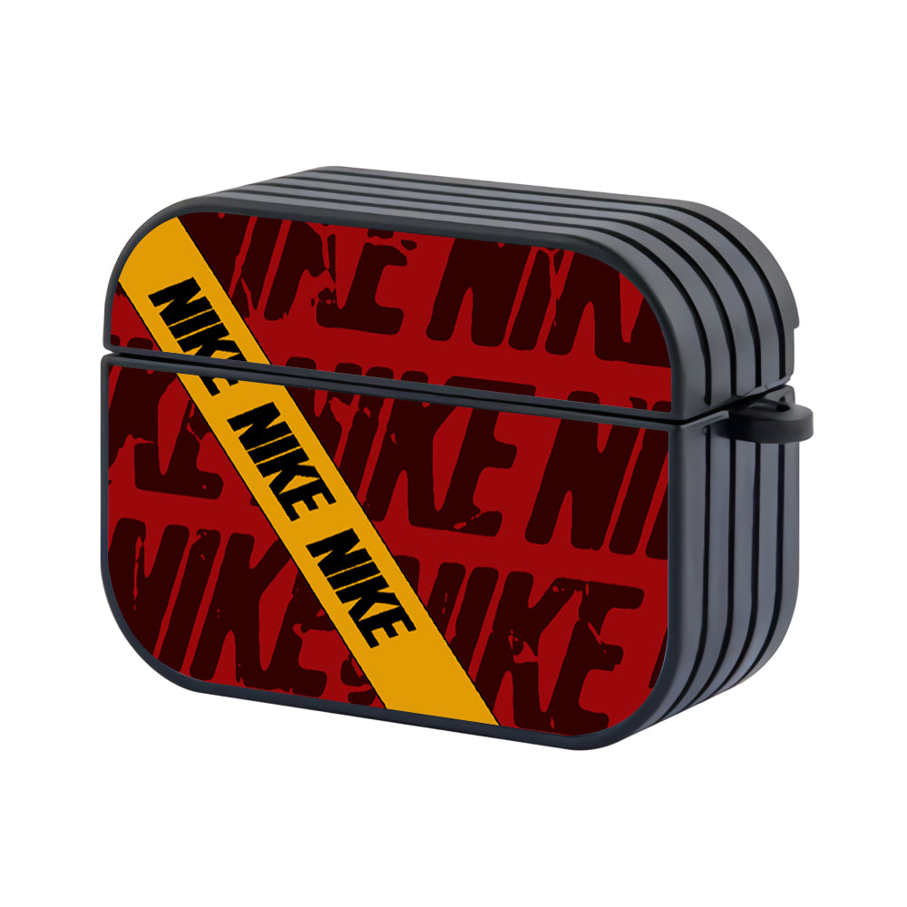 Nike Patern in Red Apple Airpods Pro Case - Xtracase