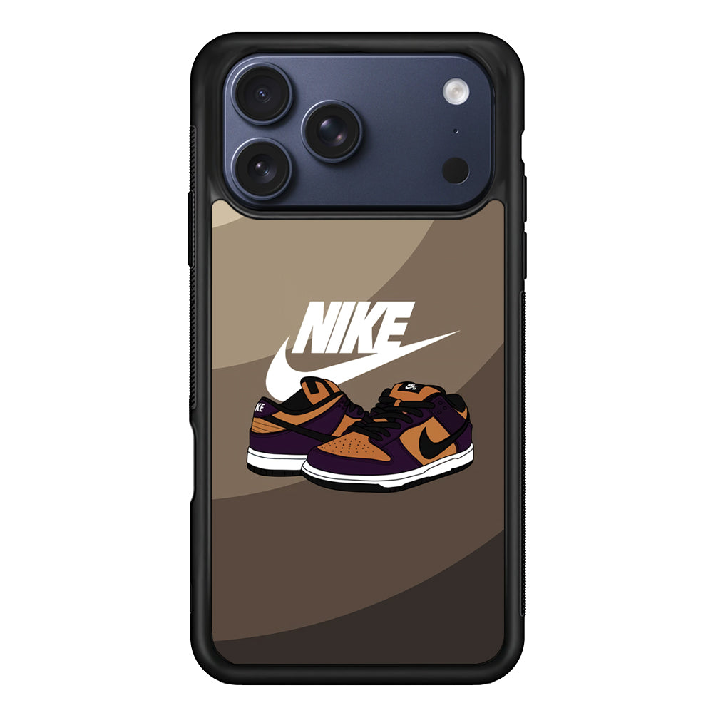 Nike Purple in Brown Layer iPhone 17 Pro Case - Xtracase