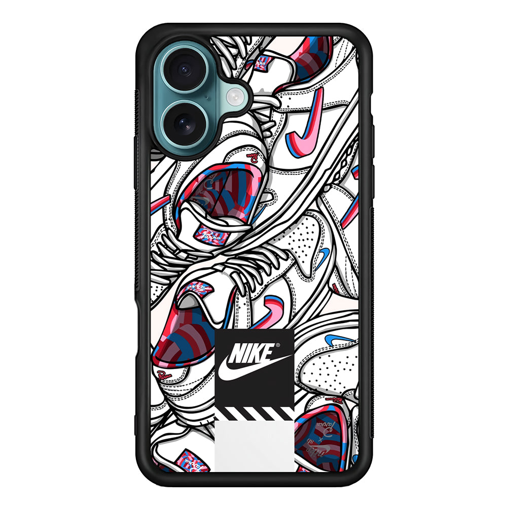 Nike Rainbow in White Cloud iPhone 16 Case - Xtracase