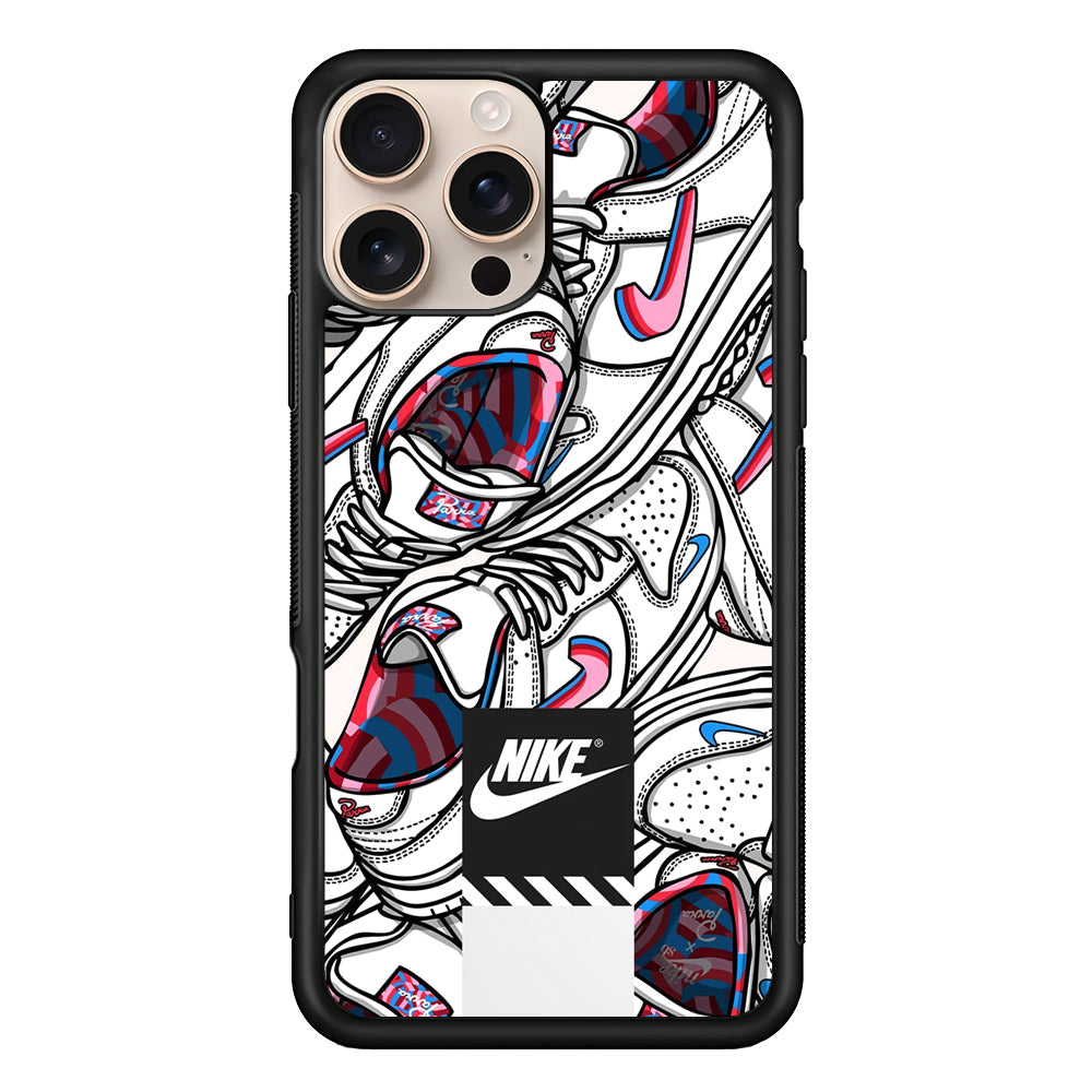 Nike Rainbow in White Cloud iPhone 16 Pro Max Case - Xtracase