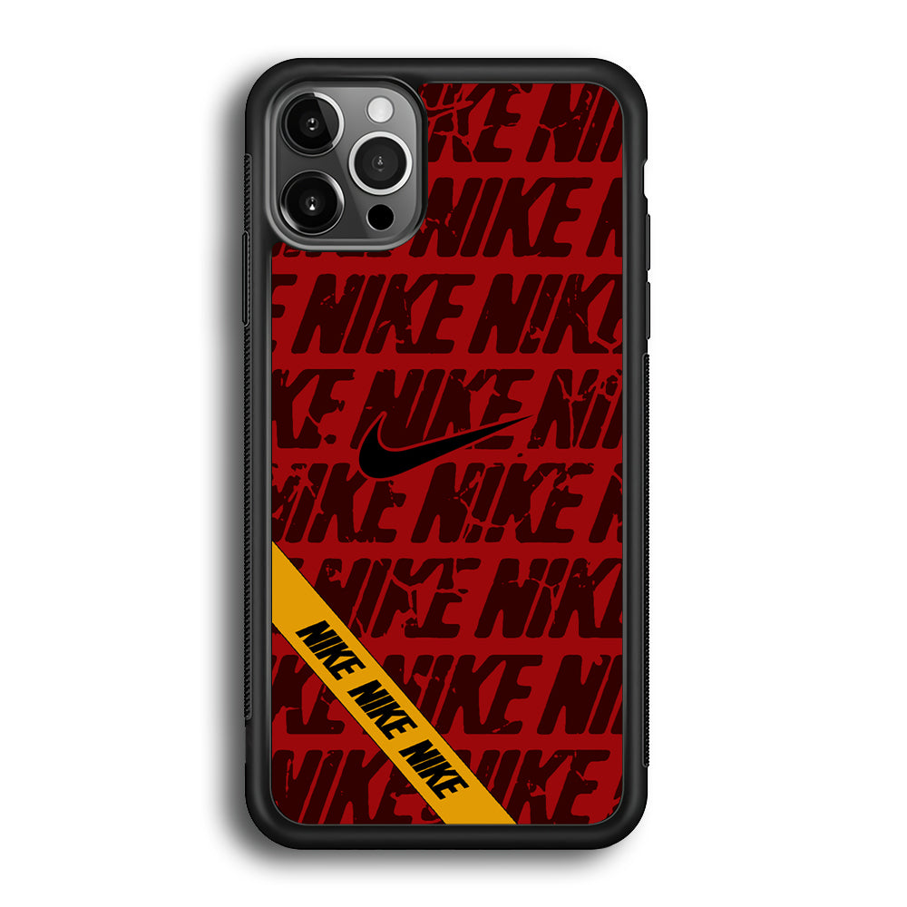 Nike Red From Lightning iPhone 12 Pro Case-Xtracase