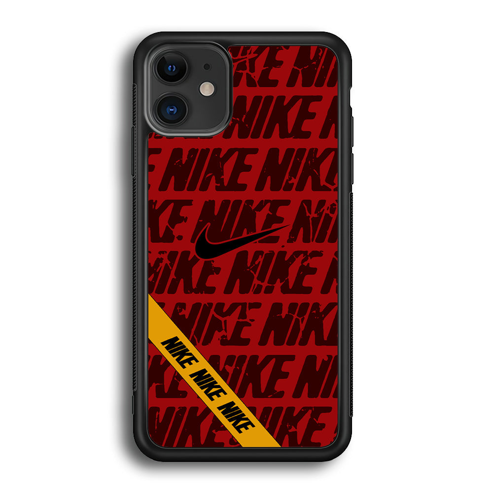 Nike Red From Lightning iPhone 12 Case-Xtracase